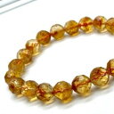 パワーストーン ブレスレット 天然石 シトリン ファントムシトリン 64面カット 9ミリ プレゼント アクセサリー 女性 男性 ハンドメイド ギフト 運気 幸運 オリジナル メンズ レディース