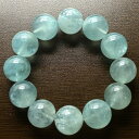パワーストーン ブレスレット 天然石 アクアマリン 大玉 18mm 1点物 アクセサリー プレゼント 女性 男性 プレゼント ギフト 運気 幸運 オリジナル メンズ レディース