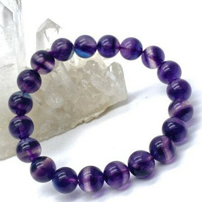 パワーストーン ブレスレット 天然石 高品質 バイカラーフローライト 10mm アクセサリー プレゼント 女性 男性 No.15758 ギフト 運気 幸運 オリ...