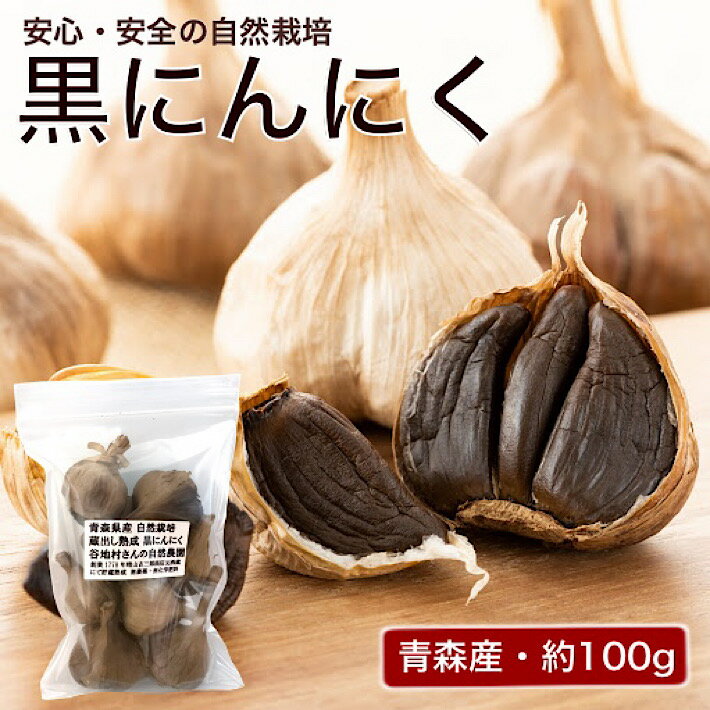 谷地村農園 黒にんにく 約90g×1袋 [青森県産]※90gです！