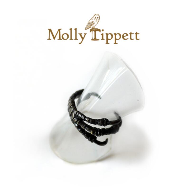 [廃番] Molly Tippett(モリーティペット) ブンチョウの足 (ブラック) リング/指輪 [日本製] Palnart Po..