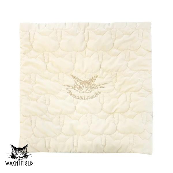 わちふぃーるど 猫キルトクッションカバー [中国製]