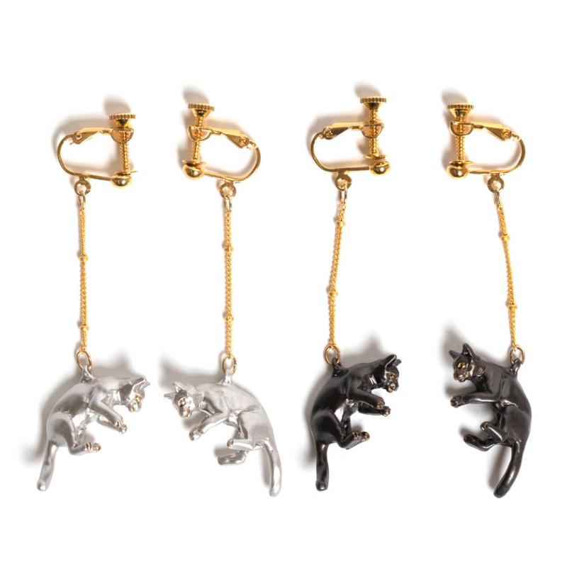 4F/Palnart Poc(パルナートポック)：アイ・キャン・フライ イヤリング (シルバー／ガンメタ) [日本製] Brough Superior