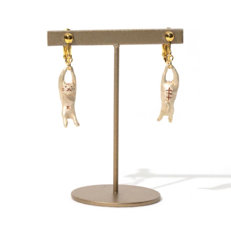 Brough Superior/4F-Palnart Poc- 振付ネコ イヤリング [日本製]