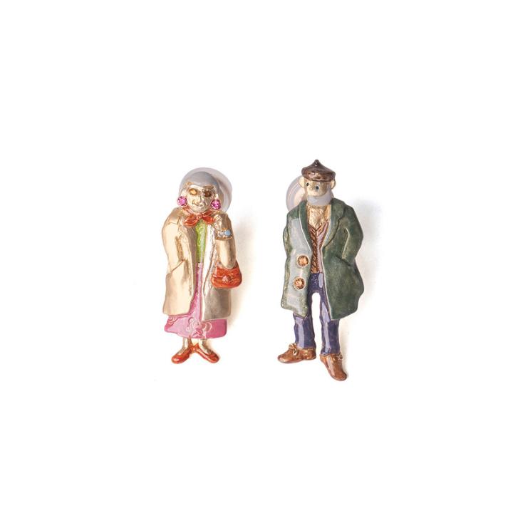 Brough Superior/Palnart Poc ムッシュ＆マダム イヤリング [日本製]