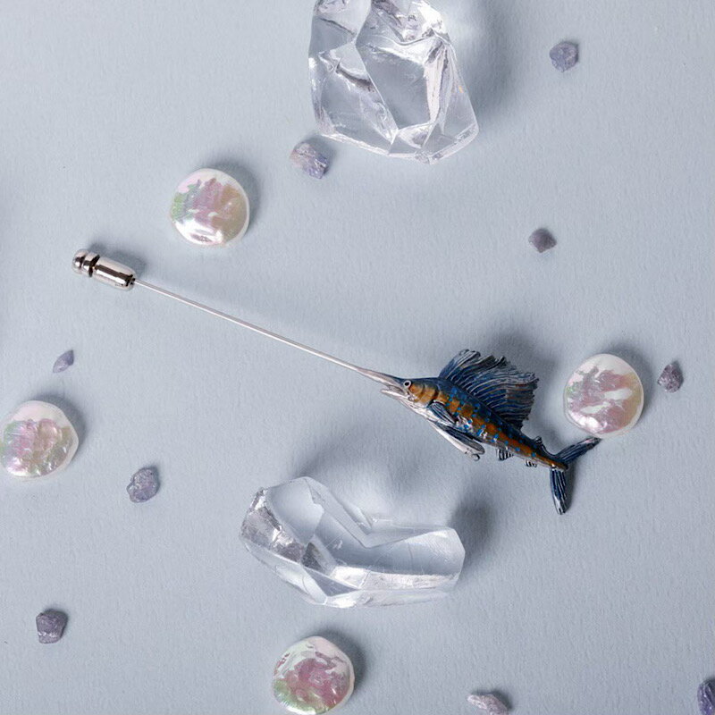 [廃番/在庫限り]Palnart Poc(パルナートポック)：バショウカジキ ハットピン [日本製] Brough Superior..