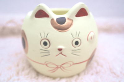 植木鉢　招き猫リボンポット☆NEW☆