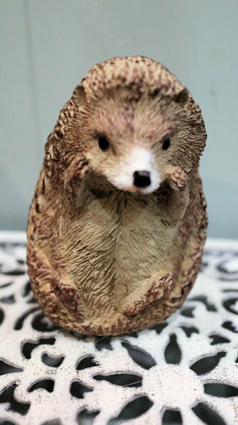 雑貨　置物　ガーデンアクセサリー　 はりねずみCA　