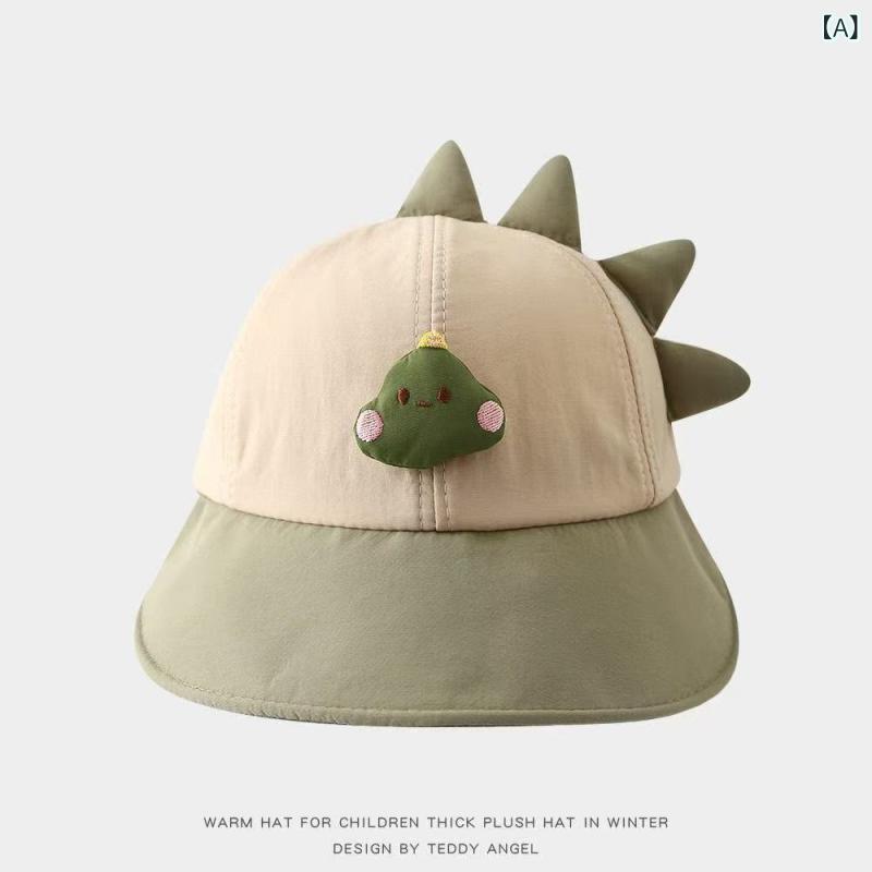 Hats - ベビー 帽子 かわいい パンダ柄 速乾 大つば キャップ 子供用 日焼け防止 UVカット 遮陽 夏春秋 吸湿速乾 軽量 屋外遊び 通気性 綿素材