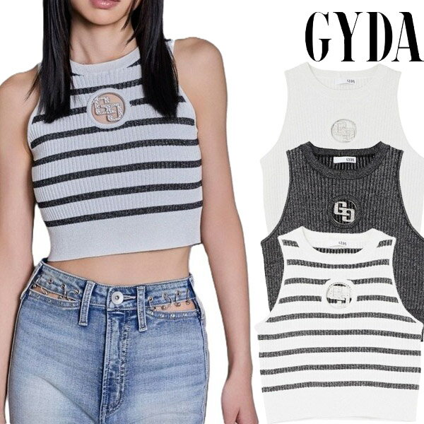 GYDA トップス Symmetry GYDAワンショルチェーンニットトップス[品番：MKSW0066500