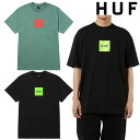 ハフ HUF HUF SET BOX TEE ボックスロゴ シンプル Tシャツ 半袖 カットソー 生地厚い メンズ レディース ストリート スケート ブランド 新品 正規品