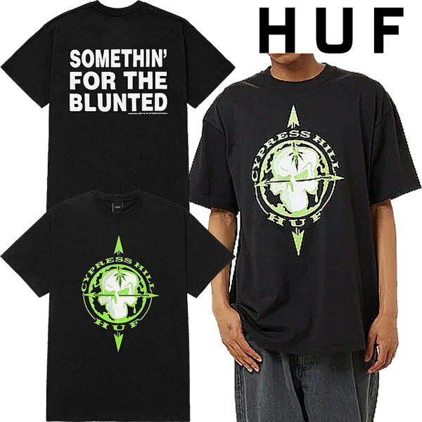 楽天FAITHSTOREハフ HUF X CYPRESS HILL BLUNTED COMPASS TEE サイプレスヒル Tシャツ 半袖 ロゴ ジャケット HIPHOP 音楽 コラボ 新品 正規 ストリート スケート