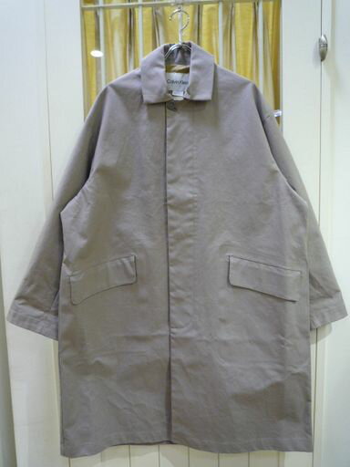 カルバン・クライン カルバンクラインスタンダード CALVIN KLEIN STANDARDS ステンカラーコート BONDED COTTON MAC COAT アウター シンプル メンズ レディース 新品