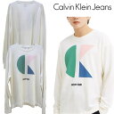 カルバンクラインジーンズ CALVIN KLEIN JEANS Colorblock Logo Graphic Classic Sweater カラーブロック ...