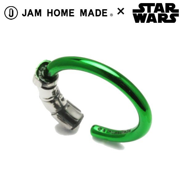 ジャムホームメイド JAM HOME MADE STAR WARS LIGHTSABER RING -MASTER YODA- スターウォーズ コラボ ライトセーバー リング シルバー ..