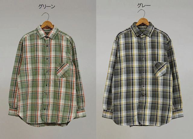 NIGEL CABOURN iCWFP[{ ueBbVItBT[YVc ^Cv2 l`FbN BRITISH OFFICERS SHIRT TYPE2 uh K Vi