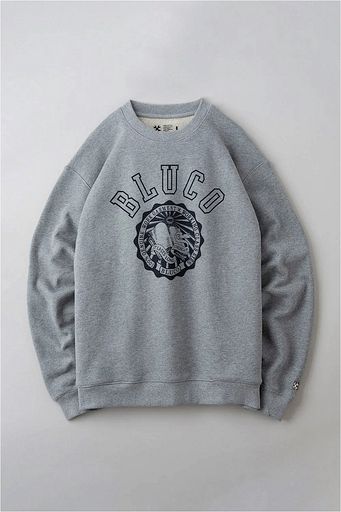 ブルコ BLUCO HEAVY PILE SWEATSHIRTS -College- スウェット トレーナー ロゴ クロスレンチ 西海岸 大人 ワーク バイカー ブランド ユニセックス 新品 正規