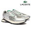 ラコステ LACOSTE L003 NEO 124 3 SMA スニーカー シューズ クツ ハイテク 47SMA シルバー メタリック 大人 2E相当 メンズ ブランド ワニ 正規品 新品