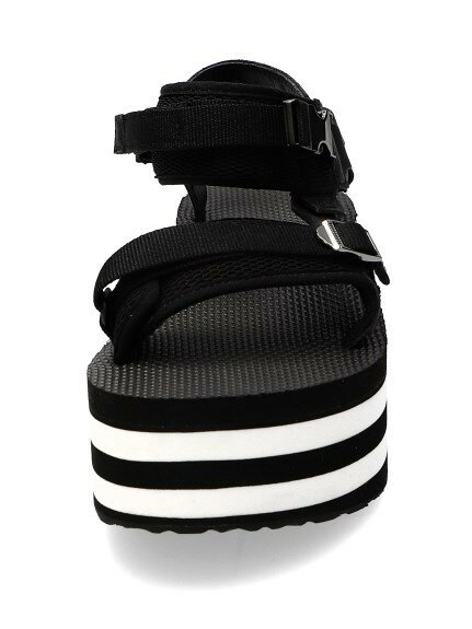 エックスガール X-GIRL X-girl × TEVA FLATFORM LUXE ELEVATED テバ コラボ フラットフォーム 厚底 サンダル ダット スポサン 靴 ブランド レディース