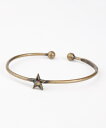 レアセル rehacer Starlight Bangle スターライト バングル ブレス アクセサリー 星 スター アンティークゴールド ユニセックス 花柄