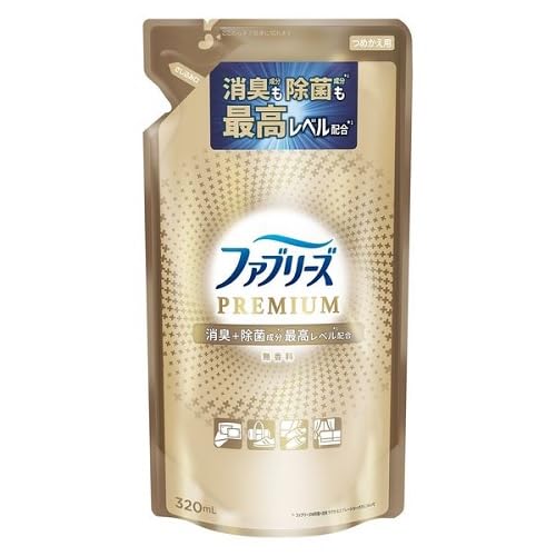 ファブリーズ W除菌+消臭 PREMIUM 無香料 つめかえ用 320mL