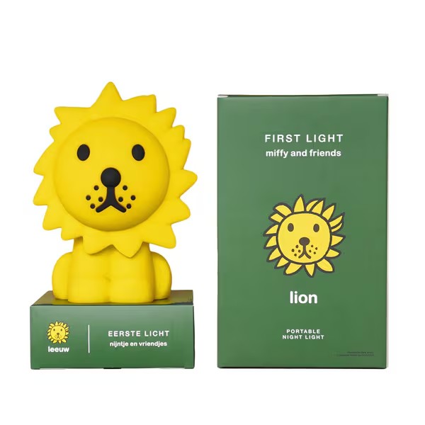 Mr Maria ミスターマリア FIRST LIGHT miffy and friends ミッフィー&フレンズ ファーストライト USBケーブル充電式 LED コードレス 6段階で調光 Lion MM-007L 4520535213790