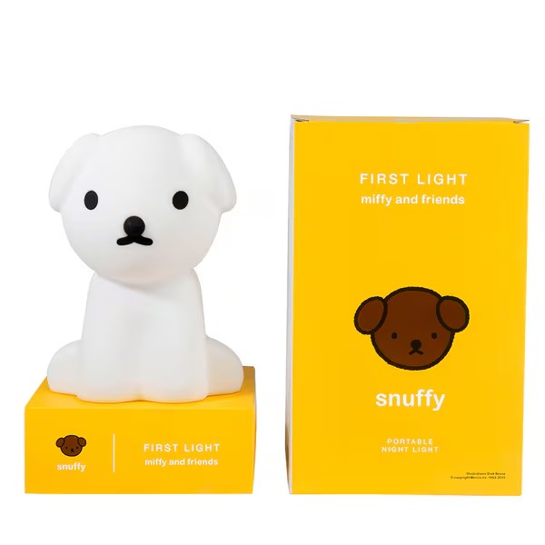 Mr Maria ミスターマリア FIRST LIGHT miffy and friends ミッフィー&フレンズ ファーストライト USBケーブル充電式 LED コードレス 6段階で調光 Snuffy MM-007S 4520535213752【ゆうパック】