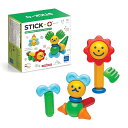 ボーネルンド (BorneLund) スティック・オー (STICK-O) フォレストフレンズ 16ピース 1歳半頃 SO902002 赤、青など