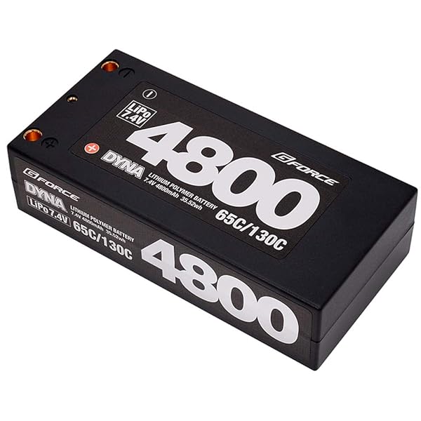 DYNA LiPoバッテリー 7.4V4800mAh Short Size GFG006[日本正規品]