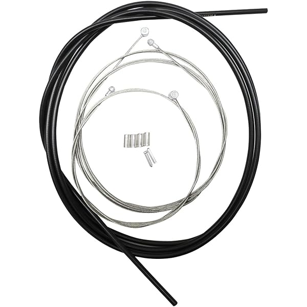 シマノ(SHIMANO) リペアパーツ ブレーキケーブルセット スティール MTB ローラーブレーキ ブラック Y80098022