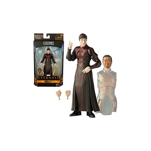 ハズブロ(HASBRO) MARVEL マーベルレジェンドシリーズ 映画エターナルズ/ドルイグ 6インチアクションフィギュア E9535 正規品 ビルド・ア・フィギュア・パーツ付のサムネイル