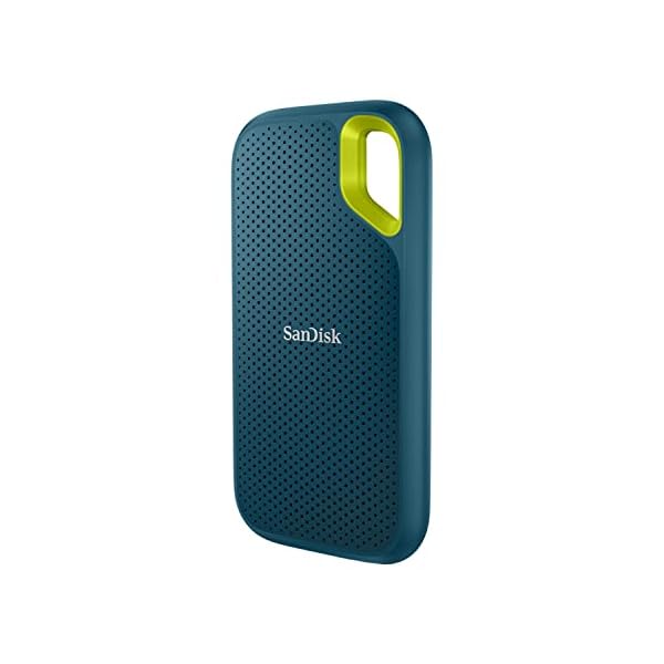 SanDisk (サンディスク) 1TB Extreme (エクストリーム) ポータブルSSD - 最大1050MB/秒 USB-C USB 3.2 Gen 2 IP65の耐水および防塵 アップデートされたファームウェア モントレー - 外付けソリッ