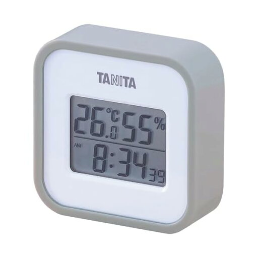 タニタ Tanita 温湿度計 一目で室内環境がわかる 時計 カレンダー 温度 湿度 デジタル 壁掛け 卓上 グレー マグネット TT-558 GY タニタ Tanita 温湿度計 一目で室内環境がわかる 時計 カレンダー 温度 湿度 デジタル 壁掛け 卓上 グレー マグネット TT-558 GY