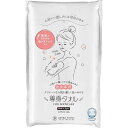 おぼろタオル ボディタオル やわらかい もこもこ泡立ち コットン 100% 美肌 ガーゼ三重構造 デリケートなお肌に 赤ちゃんの沐浴にも 日本アトピー協会推薦品 日本製 ホワイト 33×90cm 専身タオル