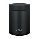 サーモス 真空断熱スープジャー 500ml ブラック スタンダードモデル 保温保冷 お手入れ簡単 口当たりがやさしい丸口設計 JBR-501 BK