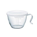 HARIO(ハリオ) ガラスのレンジスープカップ スタッキング可能 レンジで簡単調理 実用容量300ml 電子レンジ用 ホワイト 日本製 おかず クリームスープ...