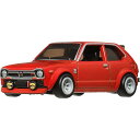 ホットウィール(Hot Wheels) カーカルチャー ジャパンヒストリックス4 '73 ホンダ シビック カスタム 乗り物おもちゃ ミニカー 3歳から レッド...