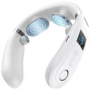 ネックケア 首 リラクゼーション器 Liaolee 2025新設計 (加温×振動×EMS&TENSのW効果) 日本語音声ガイダンス 軽量 首元リフレッシュ ネックリラックス ホットケア USB充電式 コードレス 10種類のモード 16段階の強度調整
