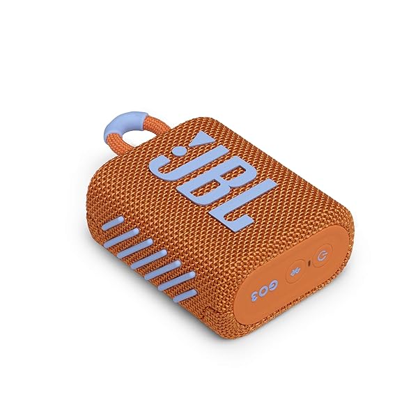 JBL GO3 Bluetoothスピーカー USB C充電/IP67防塵防水/パッシブラジエーター搭載/ポータブル/2020年モデル オレンジ JBLGO3ORG