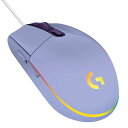 Logicool G ゲーミングマウス G203 有線 ゲーミング マウス USB 接続 G203-LC 軽量 85g LIGHTSYNC RGB 6個プログラムボタン ライラック PC windows mac 国内正規品 【 ファイナルファンタジー(2)