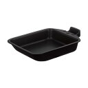 サーモス デュラブルシリーズ 取っ手のとれる玉子焼きフライパン 15cm ブラック IH対応 KEA-015 BK