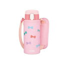 サーモス 水筒 真空断熱ストローボトル 410ml ピンク 子供用 通園通学 保冷専用 FJV-400F P