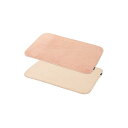 シービージャパン(CB JAPAN) carari(カラリ) バスマット タオル地 吸水力 マイクロファイバー 60×40cm ピンク 繊維の隙間に素早く吸水 速乾 リバーシブルバスマットカラリ