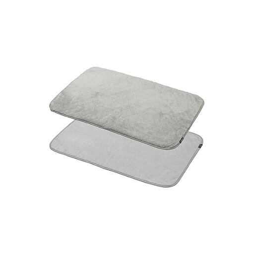シービージャパン(CB JAPAN) carari(カラリ) バスマット タオル地 吸水力 マイクロファイバー 60×40cm グレー 繊維の隙間に素早く吸水 速乾 リバーシブルバスマットカラリ シービージャパン(CB JAPAN) carari(カラリ) バスマット タオル地 吸水力 マイクロファイバー 60×40cm グレー 繊維の隙間に素早く吸水 速乾 リバーシブルバスマットカラリ