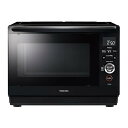 TOSHIBA(東芝) スチームオーブンレンジ 石窯ドーム 26L ER-YD80(K) ブラック 250℃ 1段調理 フラットテーブル 電子レンジ 赤外線セン...
