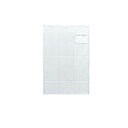 日本製 SAKI(サキ) ウォールポケット CD(15P) クリアー W-178 w56×h85cm(ポケットマチなし)