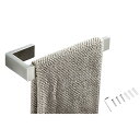 タオルバー、ハンドタオルホルダー ステンレススチール製 SUS304、バスルーム用品 アクセサリ タオルラック、艶消しニッケル タオルレール コンテンポラリースタイル、壁取り付け