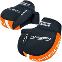 Amison バイク用 ハンドルカバー ネオプレーン 防寒 防水 防風 ハンドルウォーマー 保温 反射コーティング付き