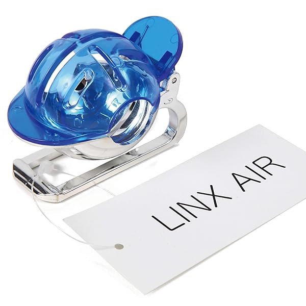 LINX AIR ゴルフ ボールラインマーカー 簡単に線が引ける スプリング式 3色 (ブルー)