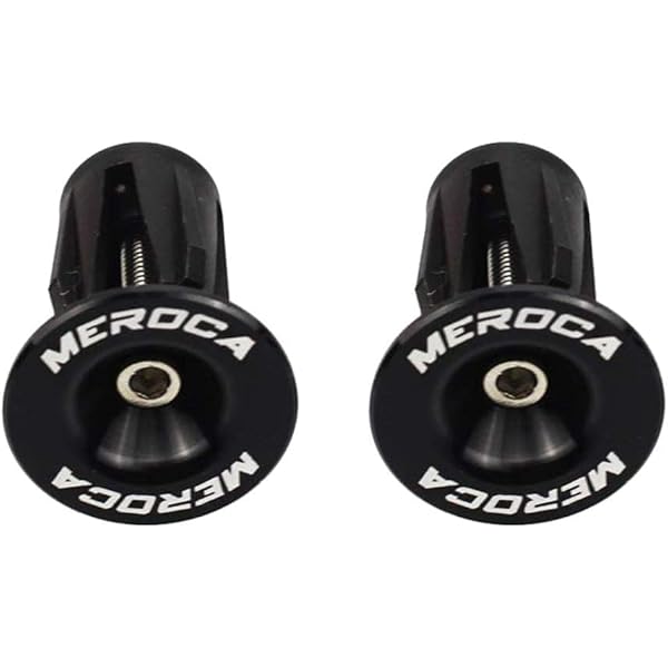 LANODO 自転車 バーエンドキャップ ロードバイク ハンドル エンドキャップ 1ペア 滑り止め 軽量 耐久性 アルミニウム